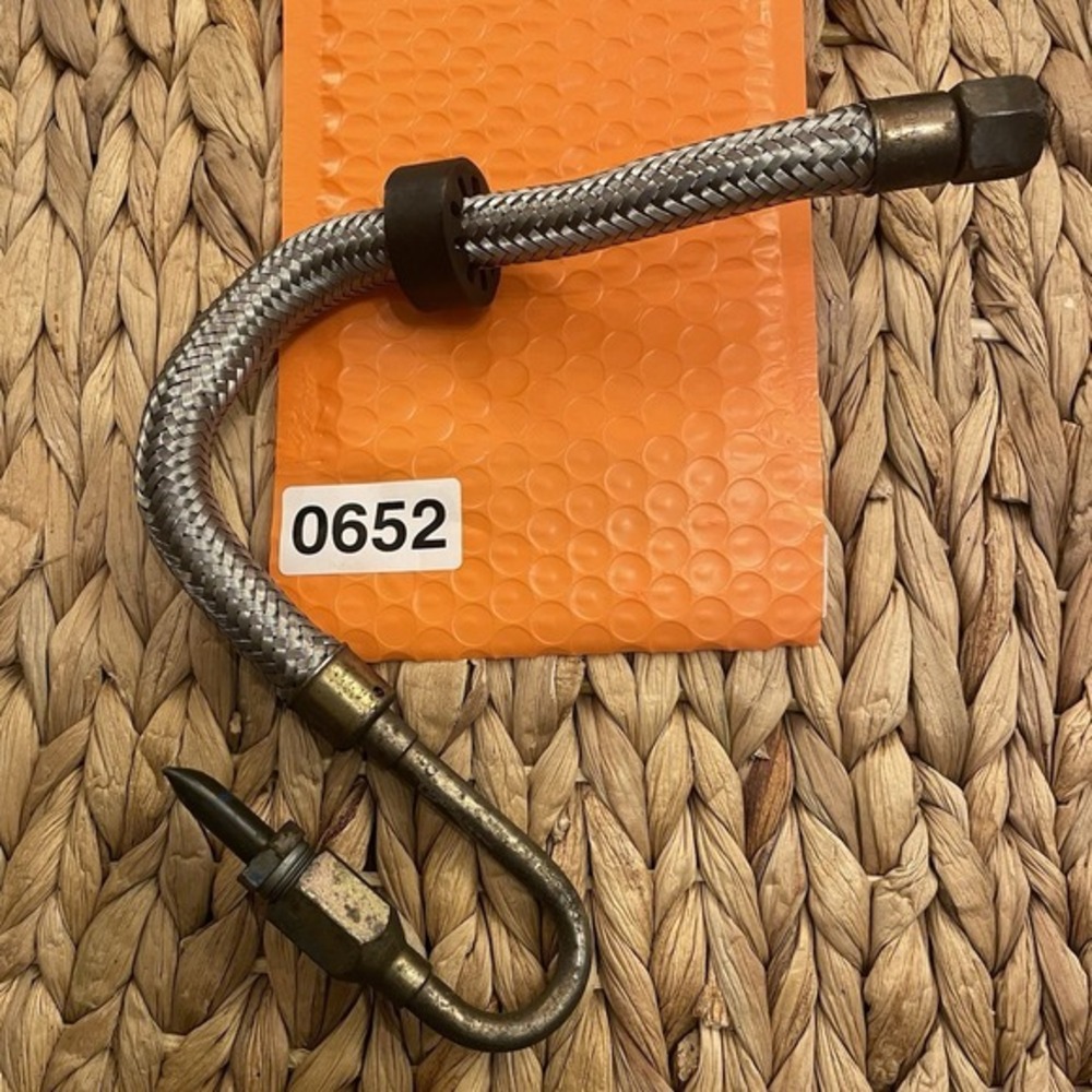 Mercedes W116 W123 W126 Braided Fuel Line Hose Accumulator Feed OEM#️⃣0652